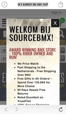 Source BMX android App screenshot 1